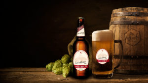 Kirschenholz Bierflasche